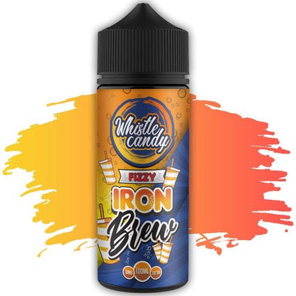 Whistle Candy 100ml E Liquid Shortfill-Iron Brew Fizzy-vapeukwholesale