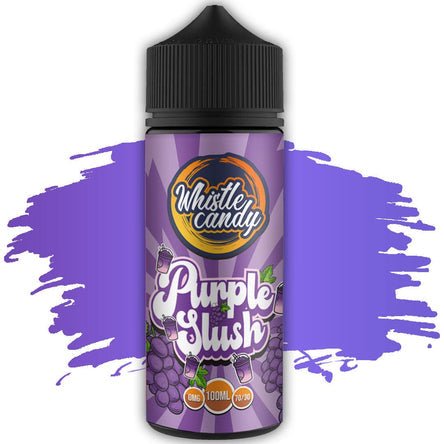 Whistle Candy 100ml E Liquid Shortfill-Purple Slush-vapeukwholesale