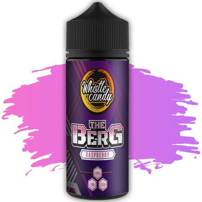 Whistle Candy 100ml E Liquid Shortfill-Raspberry Berg-vapeukwholesale