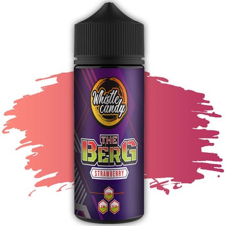 Whistle Candy 100ml E Liquid Shortfill-Strawberry Berg-vapeukwholesale