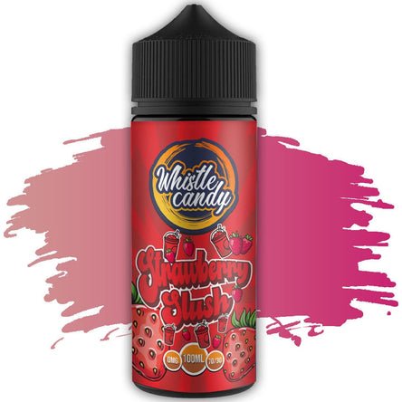 Whistle Candy 100ml E Liquid Shortfill-Strawberry Slush-vapeukwholesale