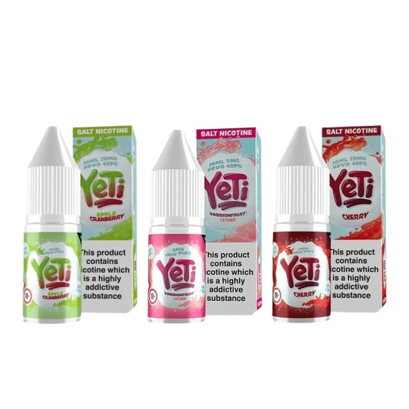 Yeti 10ml Nic Salt (Pack of 10)