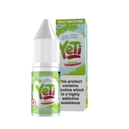 Yeti 10ml Nic Salt (Pack of 10)-Apple Cranberry-vapeukwholesale