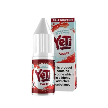 Yeti 10ml Nic Salt (Pack of 10)-Cherry-vapeukwholesale