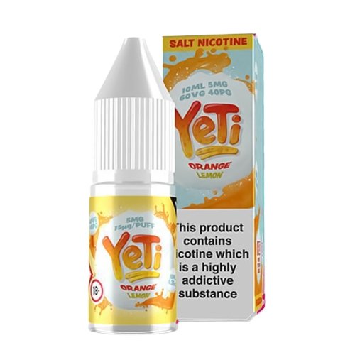 Yeti 10ml Nic Salt (Pack of 10)-Orange Lemon-vapeukwholesale