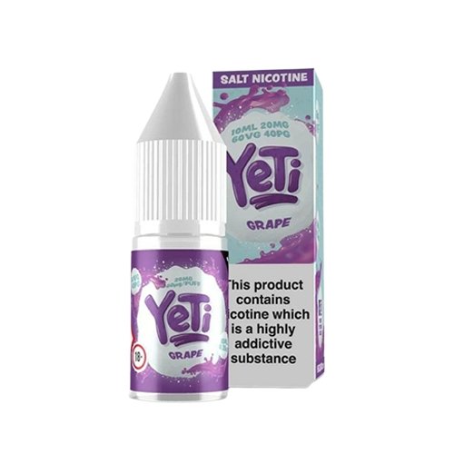 Yeti 10ml Nic Salt (Pack of 10)-Grape-vapeukwholesale