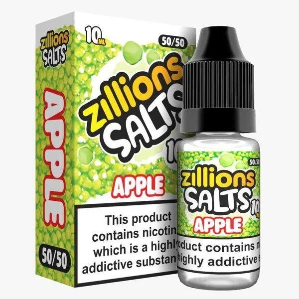 Zillions Nic Salt 10ml Pack of 5-Apple-vapeukwholesale