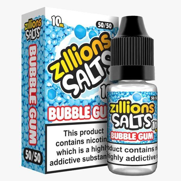 Zillions Nic Salt 10ml Pack of 5-Bubble Gum-vapeukwholesale