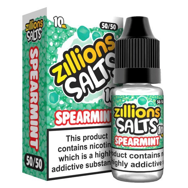 Zillions Nic Salt 10ml Pack of 5-Spearmint-vapeukwholesale