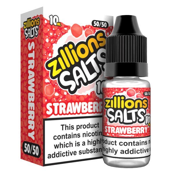 Zillions Nic Salt 10ml Pack of 5-Strawberry-vapeukwholesale