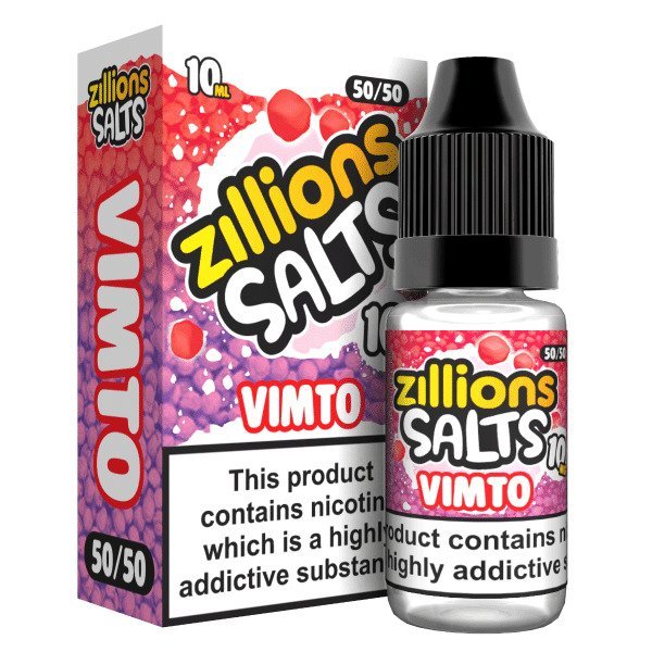 Zillions Nic Salt 10ml Pack of 5-Vimto-vapeukwholesale